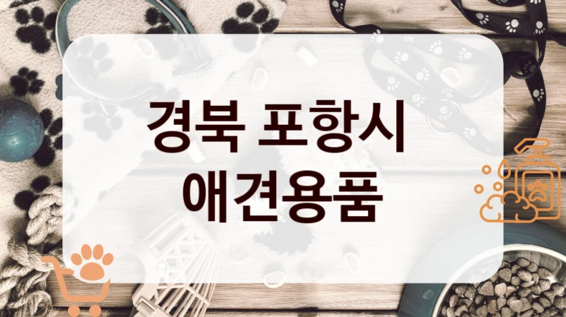 경북 포항시 
 애견용품